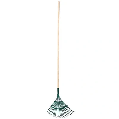 Afbeelding van KADAX Tuinhark, hark, bladbrek, verstelbare hark met steel voor tuin, gazon, comfortabele bladwaaier, bladhark, tuingereedschap, tuingereedschap (band)