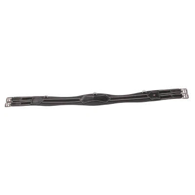 Afbeelding van Horka Singel Veelzijdigheid Leer Zwart/zilver 135cm