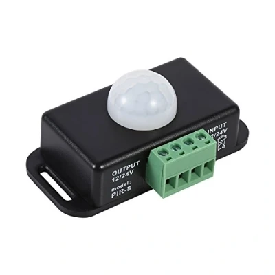 Afbeelding van Bewegingsmelder schakelaar DC 12 V / 24 LED infrarood PIR lichaam detector Automatische gloeilamp dimmer voor thuisbeveiliging