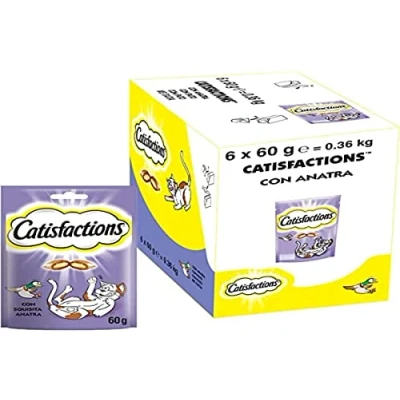 Afbeelding van Catisfactions Traktaties voor katten smaak en formaat naar keuze, 6 x 60 g