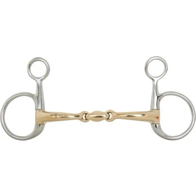 Afbeelding van BR Dubbel Gebroken Bauchertrens Soft Contact 12 mm Scharen 110 12,5 Zilver/goud Geel