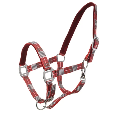 Afbeelding van MHS Halster Check Rood Pony