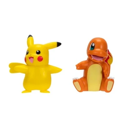 Afbeelding van Pokémon Battle Figure First Partner 2 Pack inch Charmander en Pikachu Figures met authentieke details