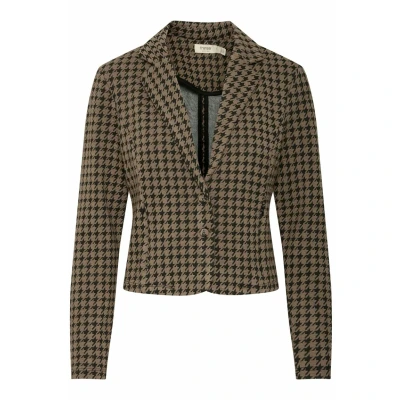 Afbeelding van Fransa Noreen BLA 1 Blazer, Dames, Maat: Large, Walnut mix