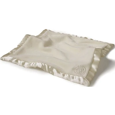 Afbeelding van Prince Lionheart Silkies Comforter Zacht Plush &amp; Satin Trim Tactile Stimulatie Net Geboren, Baby Kleuter Wasbaar Créme