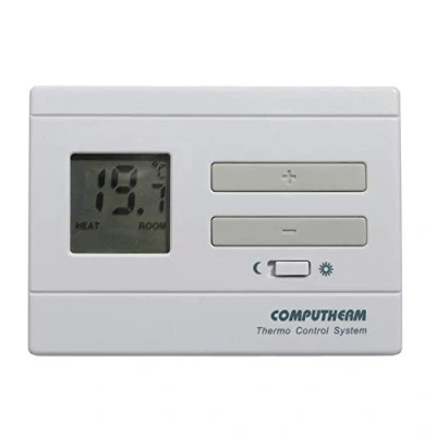 Afbeelding van COMPUTHERM Q3 Digitale kamerthermostaat, wandthermostaat met thermometer voor verwarming, airconditioning en vloerverwarming, kamertemperatuurregelaar meter