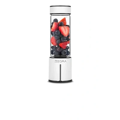 Afbeelding van ZEEGMA Vitamine GO Draagbare mixer voor cocktails en smoothies 300 W, persoonlijke blender, mini 450 ml met 6 messen, 2 snelheden accu 5000 mAh, 25 toepassingen per lading
