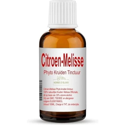 Afbeelding van Citroenmelisse tinctuur 100 ml Herbes D&#039;elixir