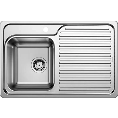 Afbeelding van Blanco spoelbak Classic 40 S links opbouw RVS 511125