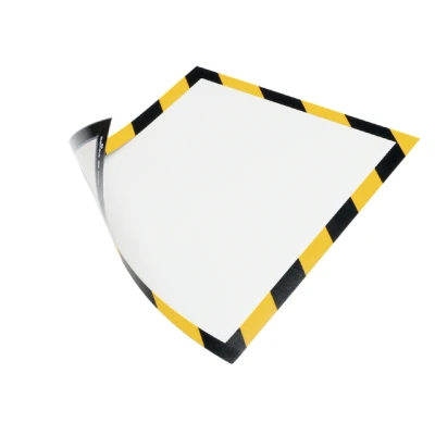 Afbeelding van Duraframe Durable 4945130 security A4 magneet geel/zwart