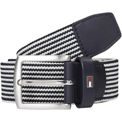Afbeelding van Tommy Hilfiger Denton Riem, Heren, Maat: 100, Blue