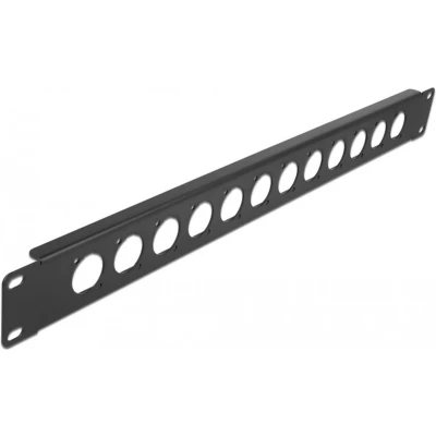 Afbeelding van Delock 19″ D type Patch Panel 12 Poort zwart