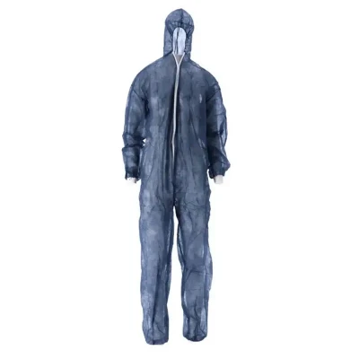 Afbeelding van Overalls CMT Coverall PP Non Woven Lichtgewicht met Ritssluiting Blauw Maat M