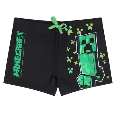 Afbeelding van Minecraft Creeper Zwemshort, zwembroek, jongens, Creeper, 152