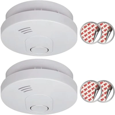 Afbeelding van Rookmelder ELRO 2 stuks (10 jaar sensor, 10 batterij, Magneetmontage)