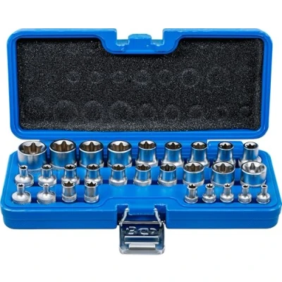 Afbeelding van Dopsleutelset E profiel 1/4&quot;/ 1/2&quot; E4 E24 38 dlg BGS 70099