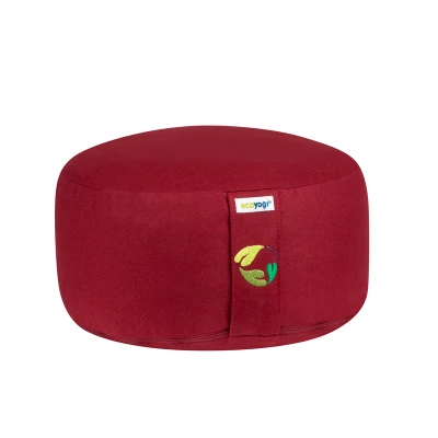 Afbeelding van Ecoyogi meditatiekussen Ruby medium (eco) 13 15 cm
