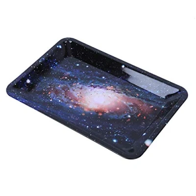 Afbeelding van Metalen Rolling Tray,Rolling Tray,Rook Opslag Tray 18 x 12,5 cm