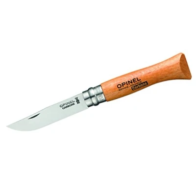 Afbeelding van Opinel 113060 Carbon mes volwassenen, natuur, N 06, hardhout bruin, N6