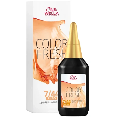 Afbeelding van Wella Professionals Color Fresh 7/44 Medium Intensive Red Blonde (75 ml)