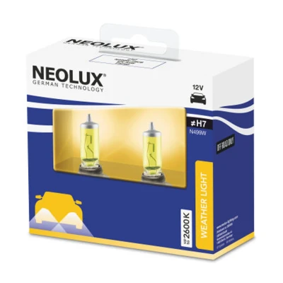 Afbeelding van Neolux H7 Halogeen Lamp Geel 12V 55W PX26d 2 Stuks