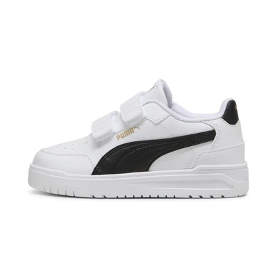 Afbeelding van Shuffle Downtown lage sneakers, Zwart/Wit/Goud, Maat 30 PUMA