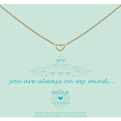 Afbeelding van Heart to Get Ketting met hanger Goudkleurig Hart
