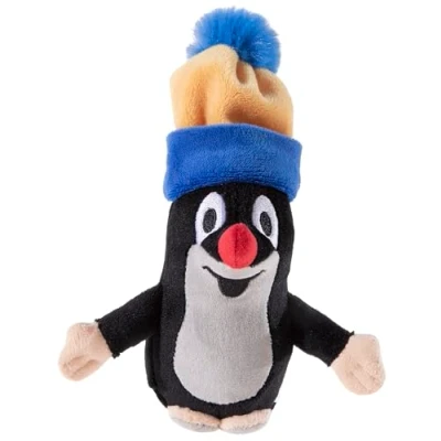 Afbeelding van KLEINER MAULWURF 633766 pluche dier, zwart/grijs
