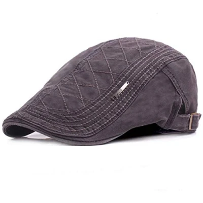 Afbeelding van Kuyou Sportmuts Newsboy Flat Cap Gatsby Pet Pet, donkergrijs, One size