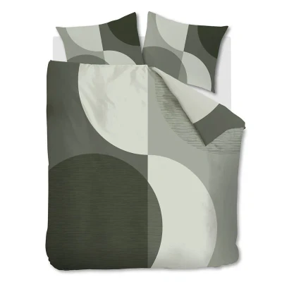 Afbeelding van Snoozing Terry Dekbedovertrek Tweepersoons 200x200/220 cm Green