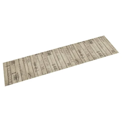 Afbeelding van Keukenmat wasbaar hekprint 60x300 cm fluweel