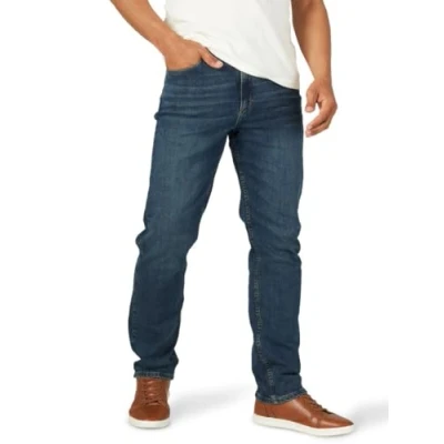 Afbeelding van Wrangler Authentics Heren Jeans met laarzen snit Relaxed Fit Rhodos, 34W x 30L, 30L