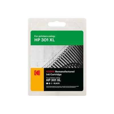 Afbeelding van Kodak HP 301XL CH563EE inkt Zwart Rebuilt 550 pagina&#039;s 15ml per 2