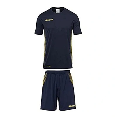 Afbeelding van Uhlsport Score Sporttenue Korte Mouw Heren Marine / Fluogeel Maat: 2XL