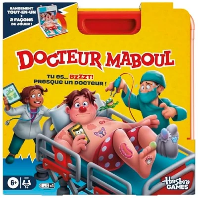 Afbeelding van Dr. Maboul, elektronisch bordspel met alles in één draagtas, 2 manieren om te spelen, 1+ spelers,...