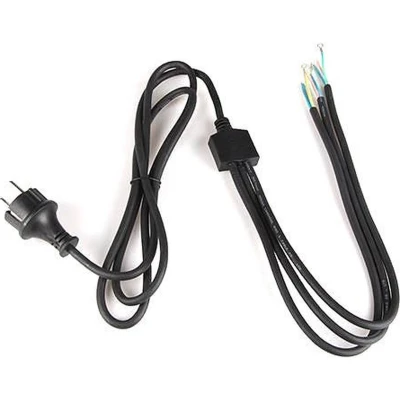 Afbeelding van Neopreen buiten kabel 2 meter 3x 0.75mm met stekker 3 voudig