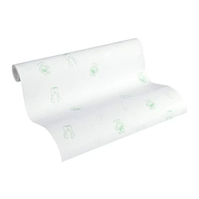 Afbeelding van AS Creation Little Stars 35845 1 Groen / Brons