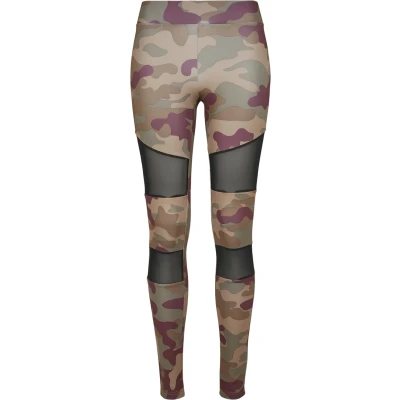 Afbeelding van Urban Classics Legging, Dames, Maat: Medium, Redwood camo