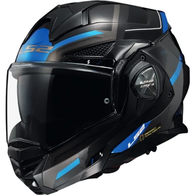 Afbeelding van LS2 FF901 Advant X Spectrum Helm, zwart grijs blauw, afmeting XS voor man