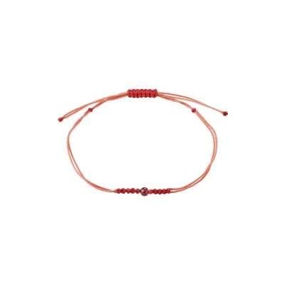Afbeelding van Pilgrim January Armband, Maat: One Size, Red