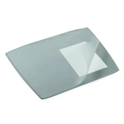 Afbeelding van Durable 720110 Schrijfonderlegger Artwork, 650 x 520 mm, 1 stuk, grijs met transparante cover