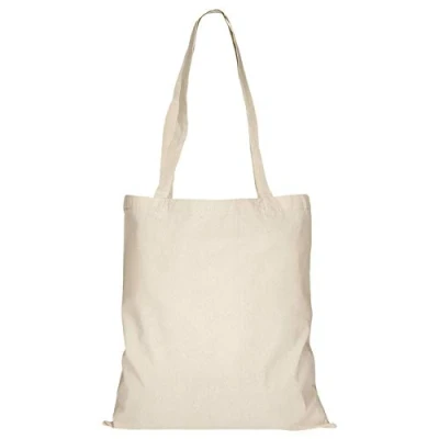 Afbeelding van TEXXILLA 10 stuks 25 100 katoenen tassen 28 kleuren met twee lange hengsels 38 x 42 cm jute tas boodschappentas onbedrukt kleur Naturel maat Eén