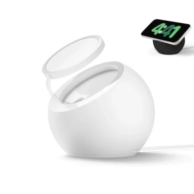 Afbeelding van 4 Ok Premium siliconen standaard, compatibel met Mag Safe oplader, draadloos opladen voor iPhone 12, 13, 14, 15 serie (oplader niet inbegrepen)