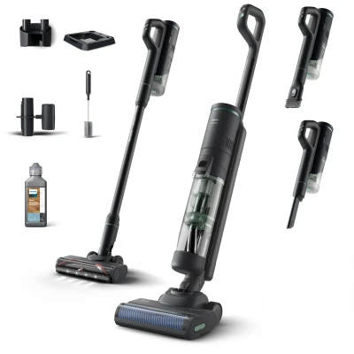 Afbeelding van Philips 7000 Series AquaTrio Snoerloze Stofzuiger &amp; Dweil XW7263/11 Stofzuigen en Dweilen in Eén Beweging