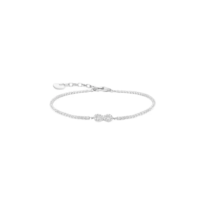 Afbeelding van Thomas Sabo A2176 051 14 L19V Armband Dames Sparkling White 16 19cm