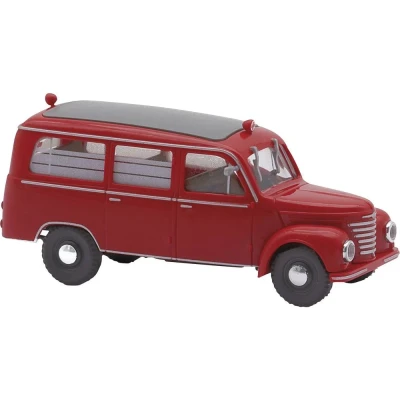 Afbeelding van Busch 51264 H0 Hulpdienstvoertuig Framo V901/2 bus, brandweer/ambulance