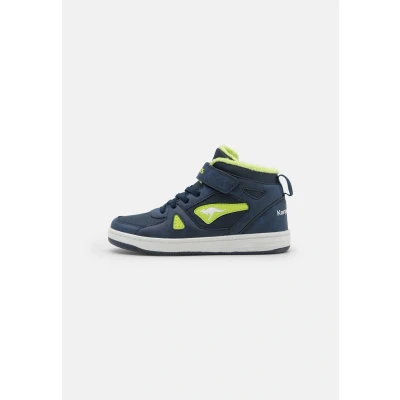 Afbeelding van KangaROOS Unisex Kalley II Ev sneakers, Dk Navy Lime, 33 EU