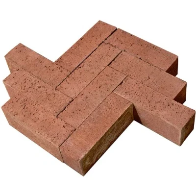 Afbeelding van Stenen dikformaat zonder vellingkant Roodbruin 21 x 7 8 cm Gardenlux