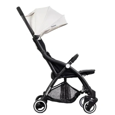 Afbeelding van Hamilton by Yoop S1 Plus Buggy MagicFold™ Technologie Tot 22 kg Wandelwagen Compact Plooibuggy Baby Inklapbaar Kinderwagen White Sand