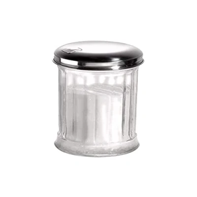 Afbeelding van APS suikerdosering, suikerdispenser, suikerstrooier, schroefdeksel met klep van roestvrij staal, doseerklep, Ø 7,5 cm, 13, 5 cm hoogte, voor 320 ml inhoud